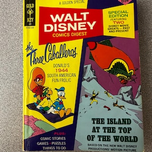 Walt Disney COMICS DIGEST Gold Key Comic Book Vintage 1970s