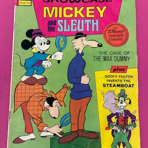 Mickey and the Sleuth English Comic Strip from Walt Disney Showcase