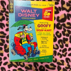 Walt Disney COMICS DIGEST Gold Key Comic Book Vintage 1970s