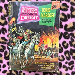 Walt Disney MYSTERY COMICS DIGEST Gold Key Comic Book Vintage 1970s