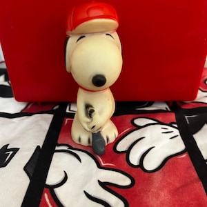 SNOOPY　1965 1966 made in USA G Vintage 8.5” Vinyl 1966 Snoopy Peanuts Poseable Toy Doll