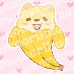 Banane Shiba Sticker!