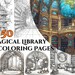 50 Magical Library Coloring Pages Inspiring Coloring Book Pages for ...