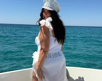 Bride Sparkle Sarong | Bride Hen Party Sarong | Bridal Cover Up | Hen Party Accessories | Hen Party Gifts | Pearl Hen Party | Bridal Gifts