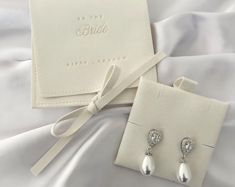 Brincos de prata para noiva | Brincos de pérola para noiva | Brincos para noiva | Presente para noiva | Presente de casamento | Presente para chá de panela | Presente para o dia do casamento