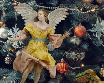 Angel Christmas Ornaments – Neapolitan Angel - Digital printable download
