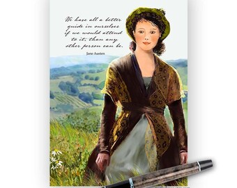 We Have All a Better Guide - Print-Your-Own - Jane Austen note card