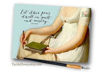 Let Other Pens - Jane Austen - Print-Your-Own 5x7 Card