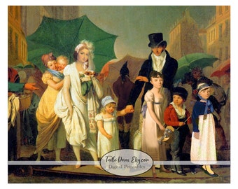 Jane Austen Poster - Pride and Prejudice, 8x10 Digital Printable Poster Download