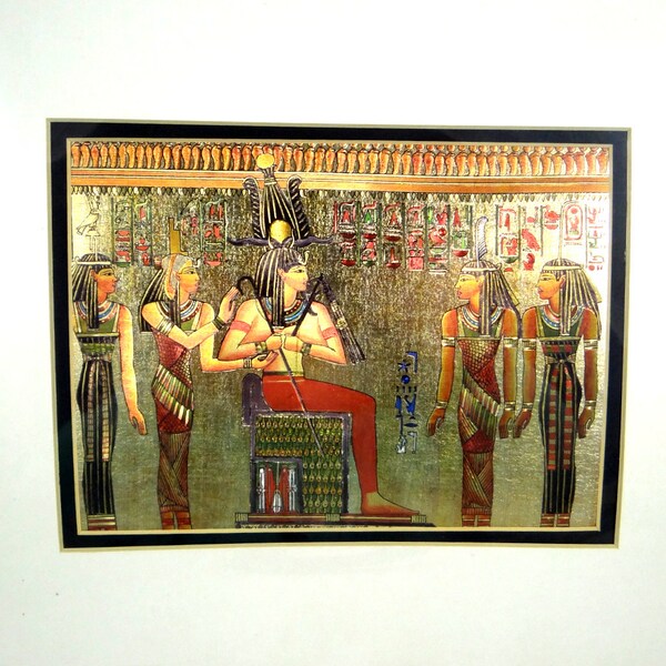 Vintage Egyptian Art Reproduction Print by Ira Roberts Publishing