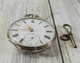 Non-Working Antique/Vintage Men's Key Wind Pocket Watch, For Parts/Restoration....FREE SHIPPING