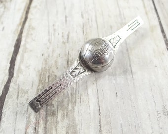 Antique Sterling Basketball Pin, GAA