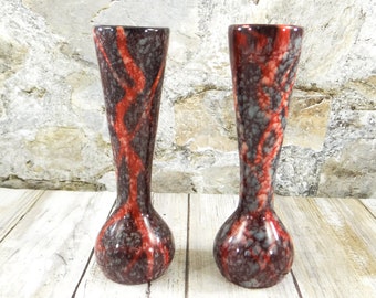 Mid Century Modern Bud Vases by SylvaC Pottery of England