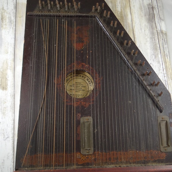 Vintage Zither from 1930s, Radio Concert Harp Comapny