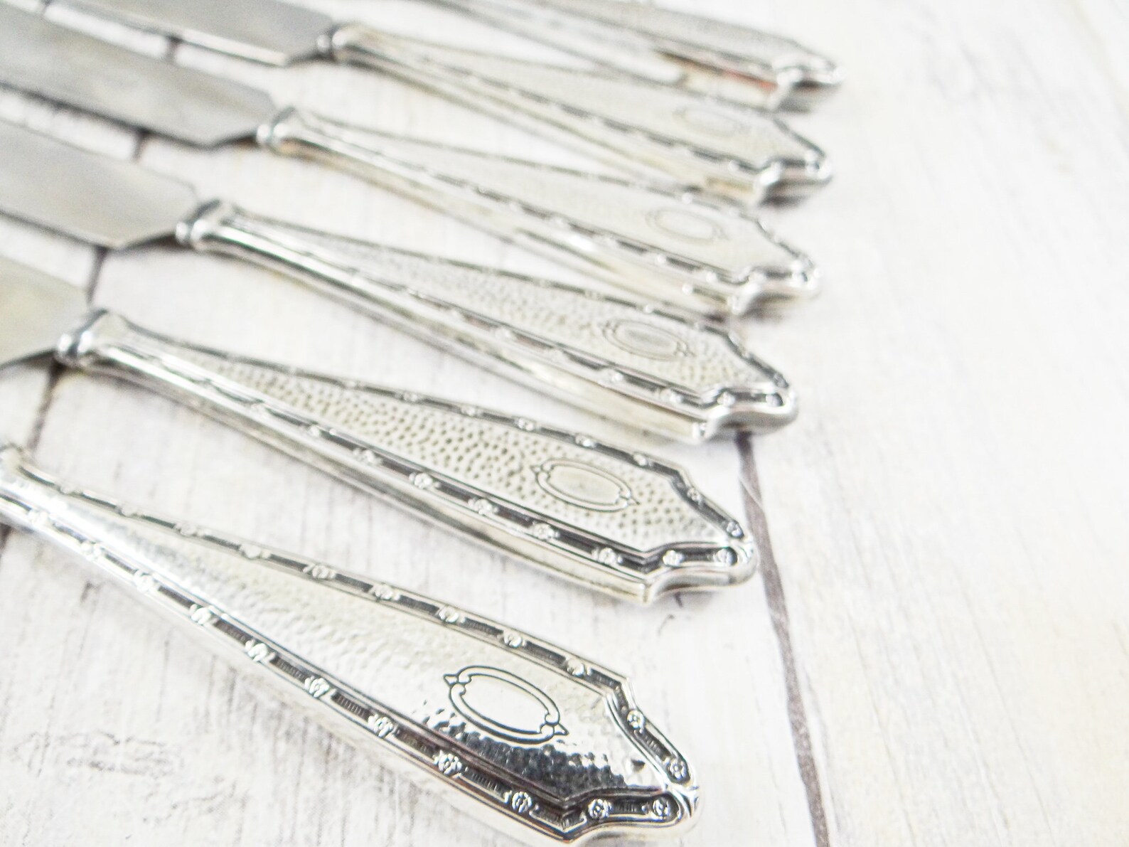 Vintage Fruit Knives Sterling Silver Handles Etsy