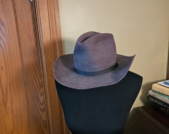 Vintage Brown Cowboy Hat By Resistol