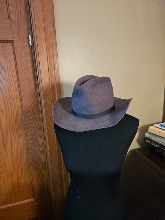 Vintage Brown Cowboy Hat By Resistol