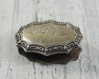 Antique Sterling Silver Desk Clip
