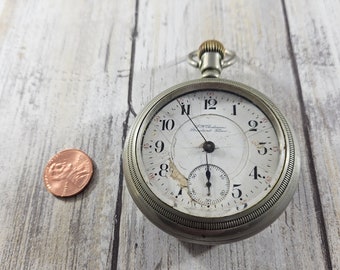 Non-Working Antique Men's Pocket Watch By Hamilton