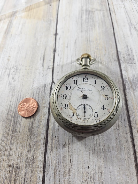 Non-Working Antique Men's Pocket Watch By Hamilton