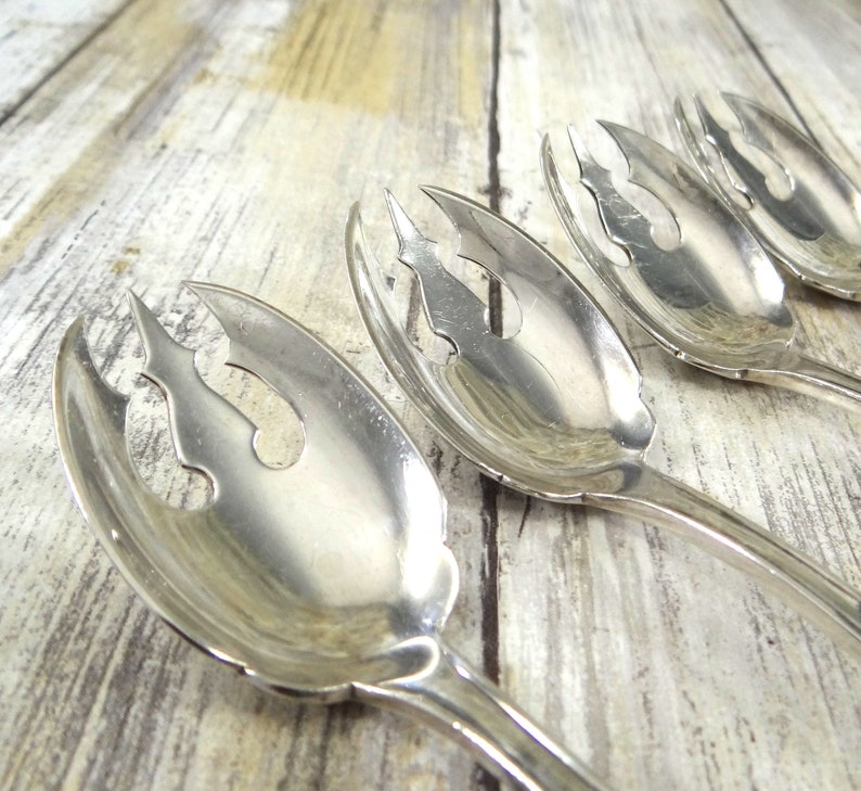Sterling Silver Ice Cream Forks by Kirk Stieff Etsy
