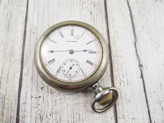 Antique Pocket Watch by Waltham for Repair or Part