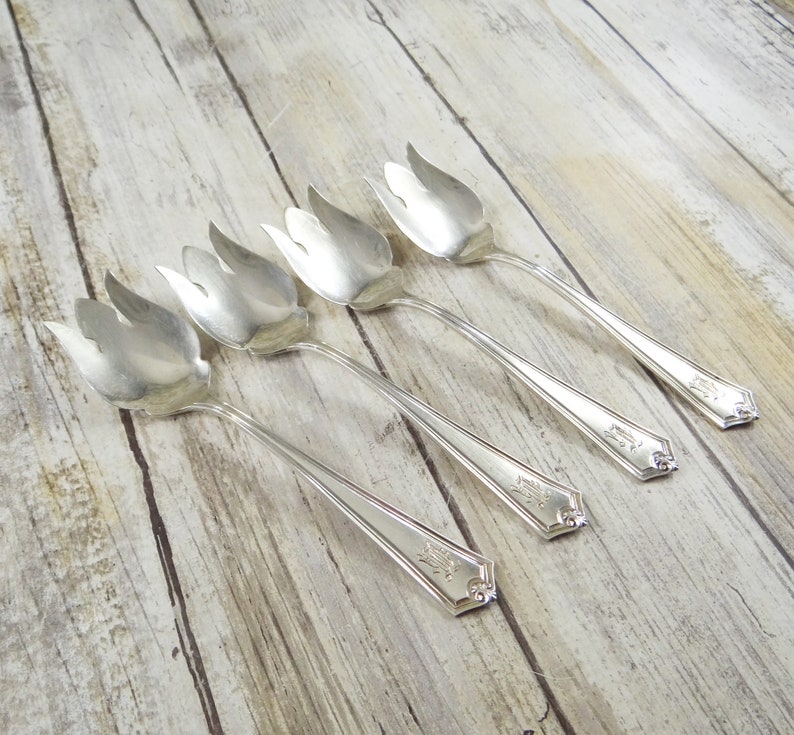 Sterling Silver Ice Cream Forks by Saart/SSMC Potomac Etsy