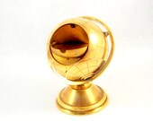 Art Deco Brass Globe Ashtray
