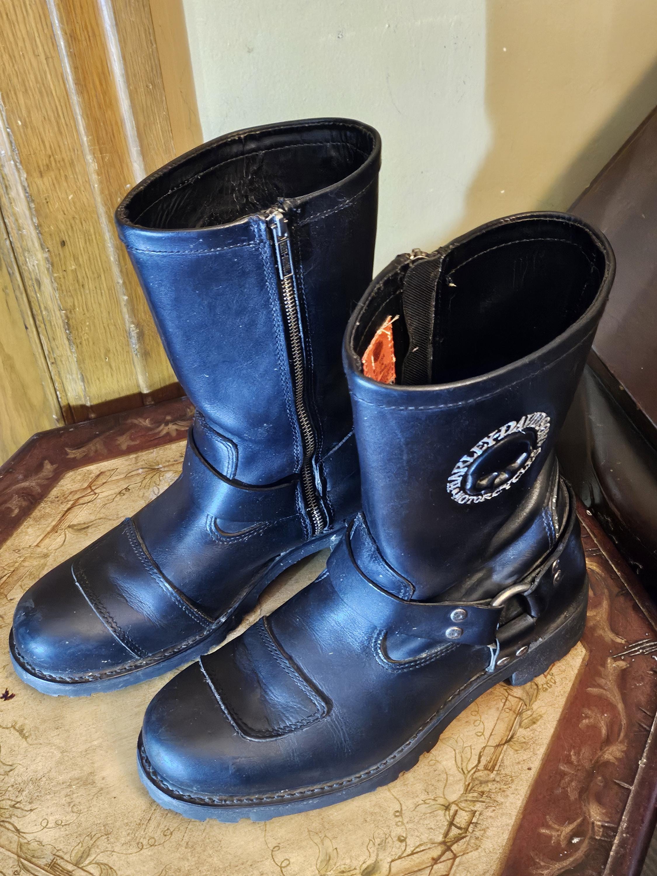 Harley Davidson Boots - Etsy