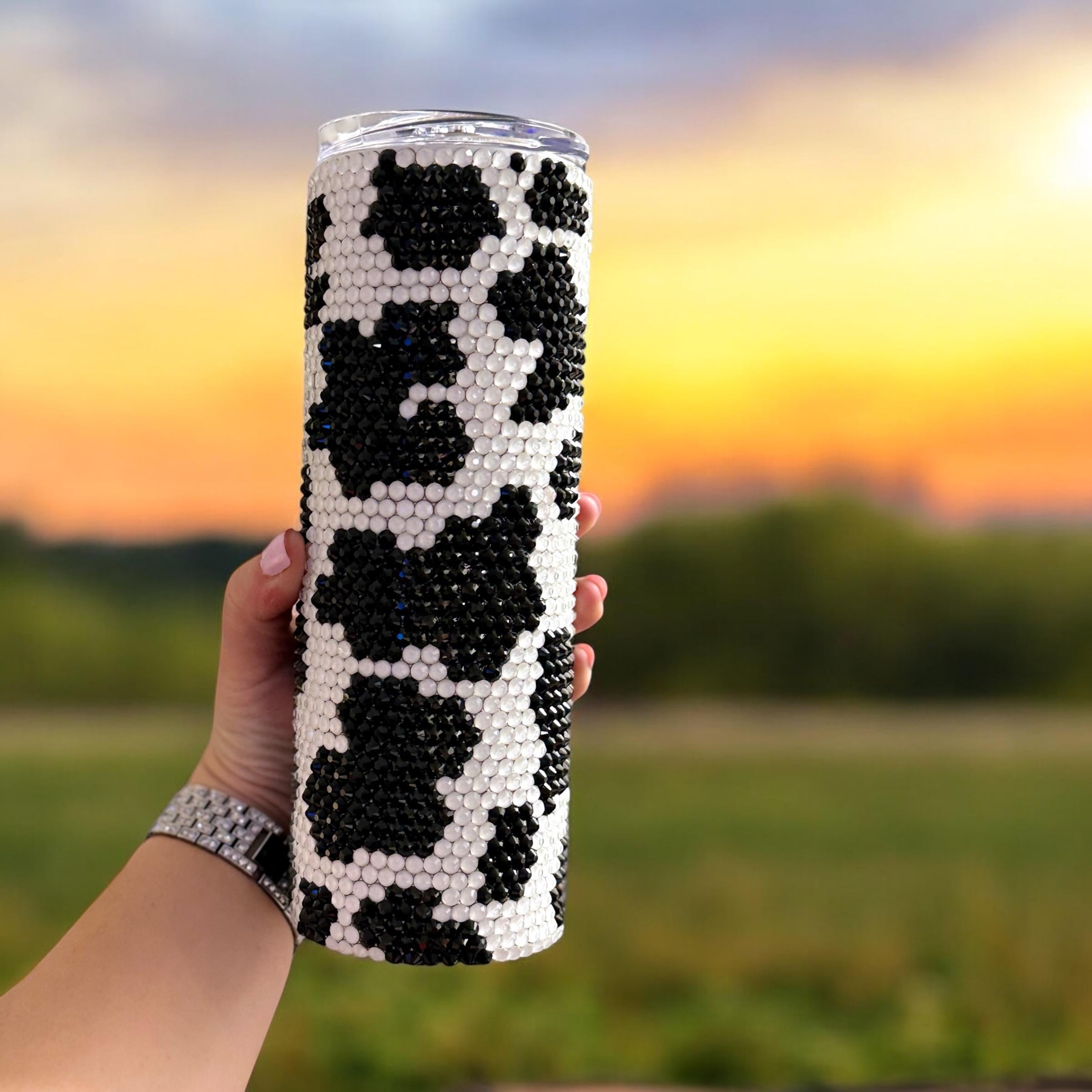 Rhinestone Template Digital Download 20 Oz Skinny Tumbler Cow Print ...