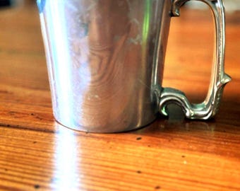 Nambé Mug With Ornate Handle - Rare