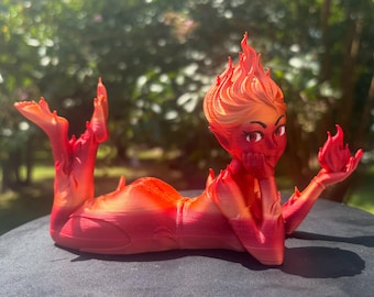 Fire Sprite Shelf Decor