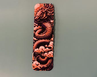 Purple Dragon 3d Printed Bookmark