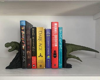 T-Rex Dinosaur Bookends: Unique Design