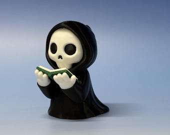 Reading Reaper Shelf Decor