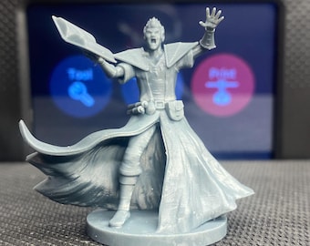 Human Male Wizard/Sorcerer with Spell Book