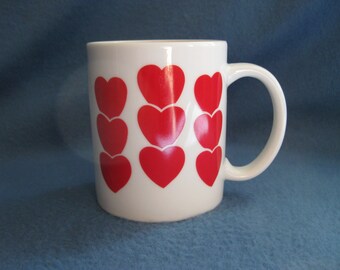 Vintage, Hearts Mug