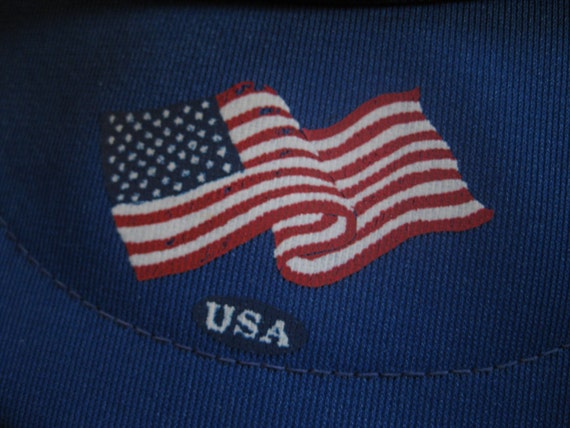 Vintage, Red White and Blue, USA, American Flag V… - image 4