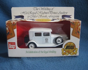 Vintage, 1986, Royal Wedding Of Prince Andrew And Sarah Ferguson, Collectible, Car, In Box