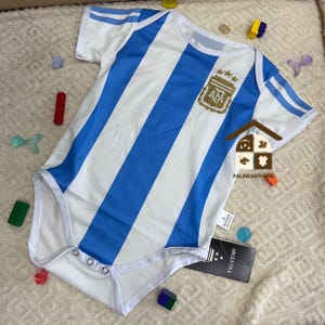 Gepersonaliseerde Argentinië 24/25 thuisbabysuit