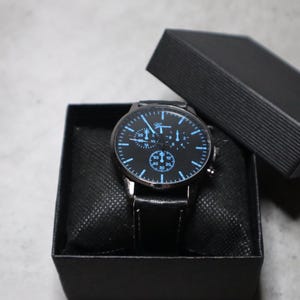 men&#39;s leather watch