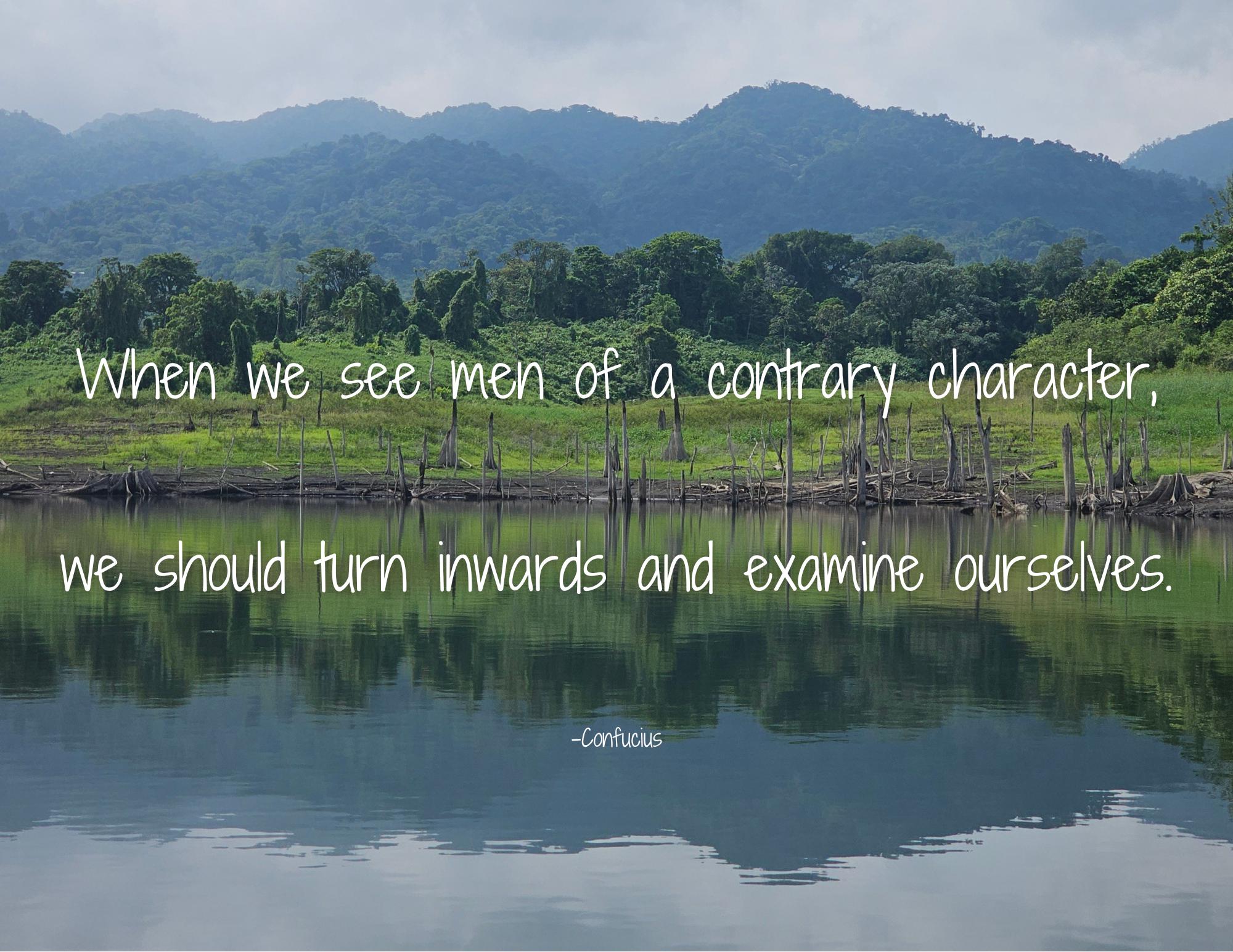 Confucius Quote Wall Art | Reflective Nature Print | Inspirational Home ...