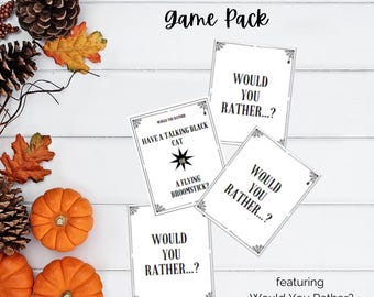 Ultimate Autumn Game Pack | Halloween and Thanksgiving Party Games ...