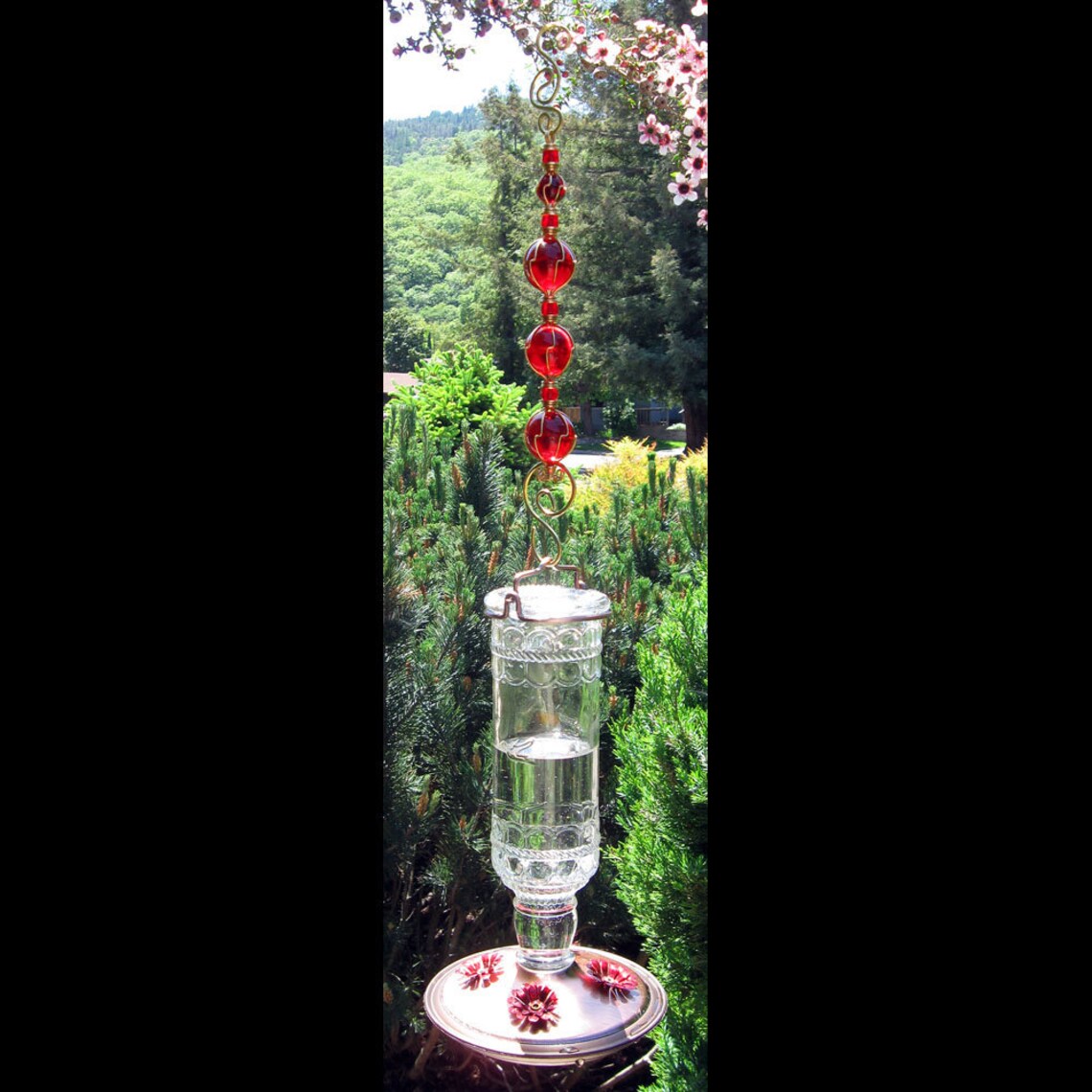 Hummingbird Feeder Hanger Bird Lover Gift Etsy
