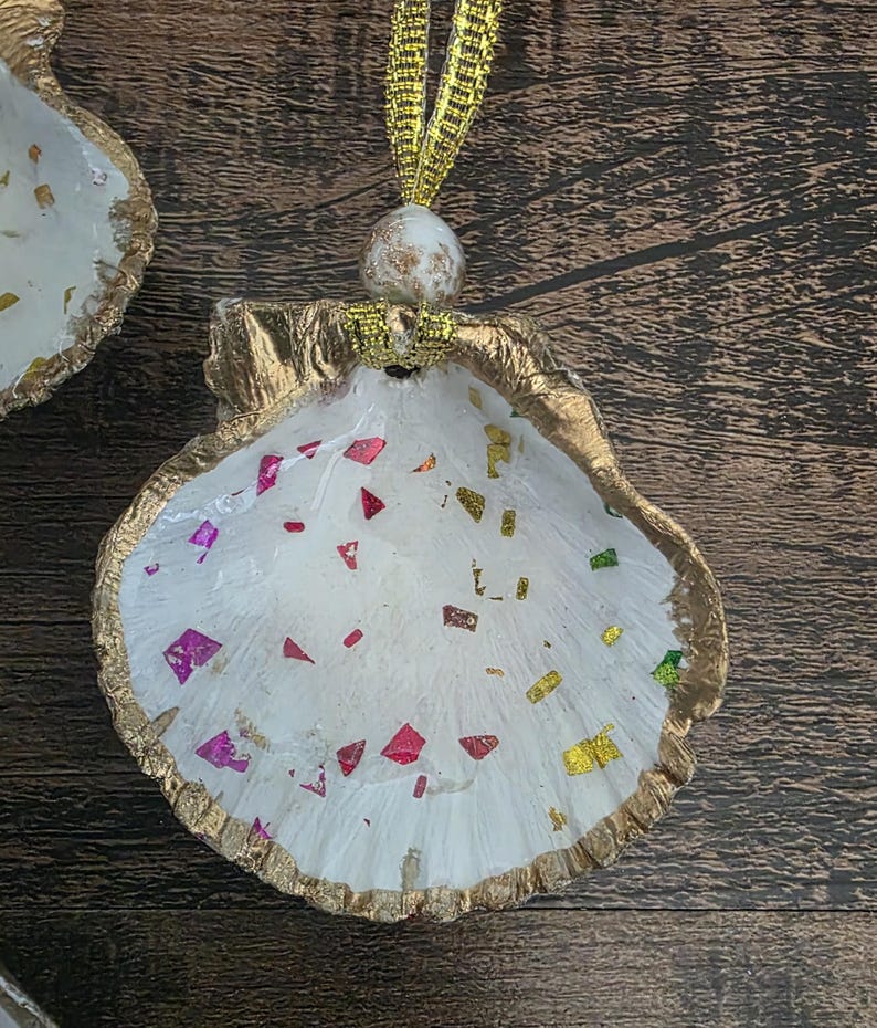 Decoupage Shells - Confetti - Etsy