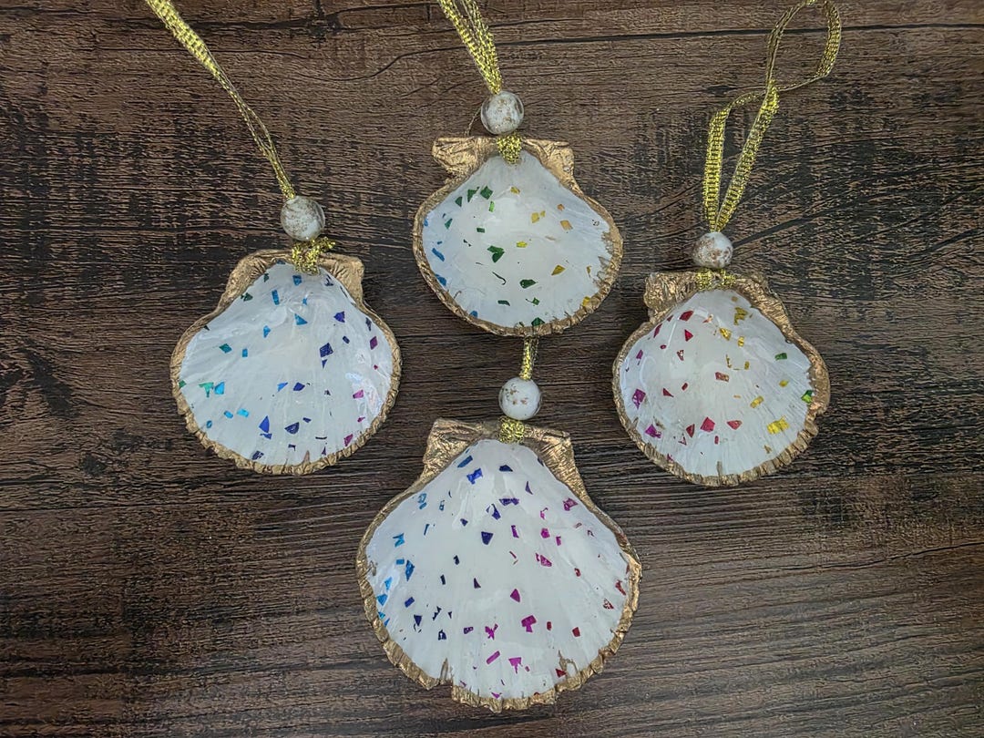 Decoupage Shells - Confetti - Etsy