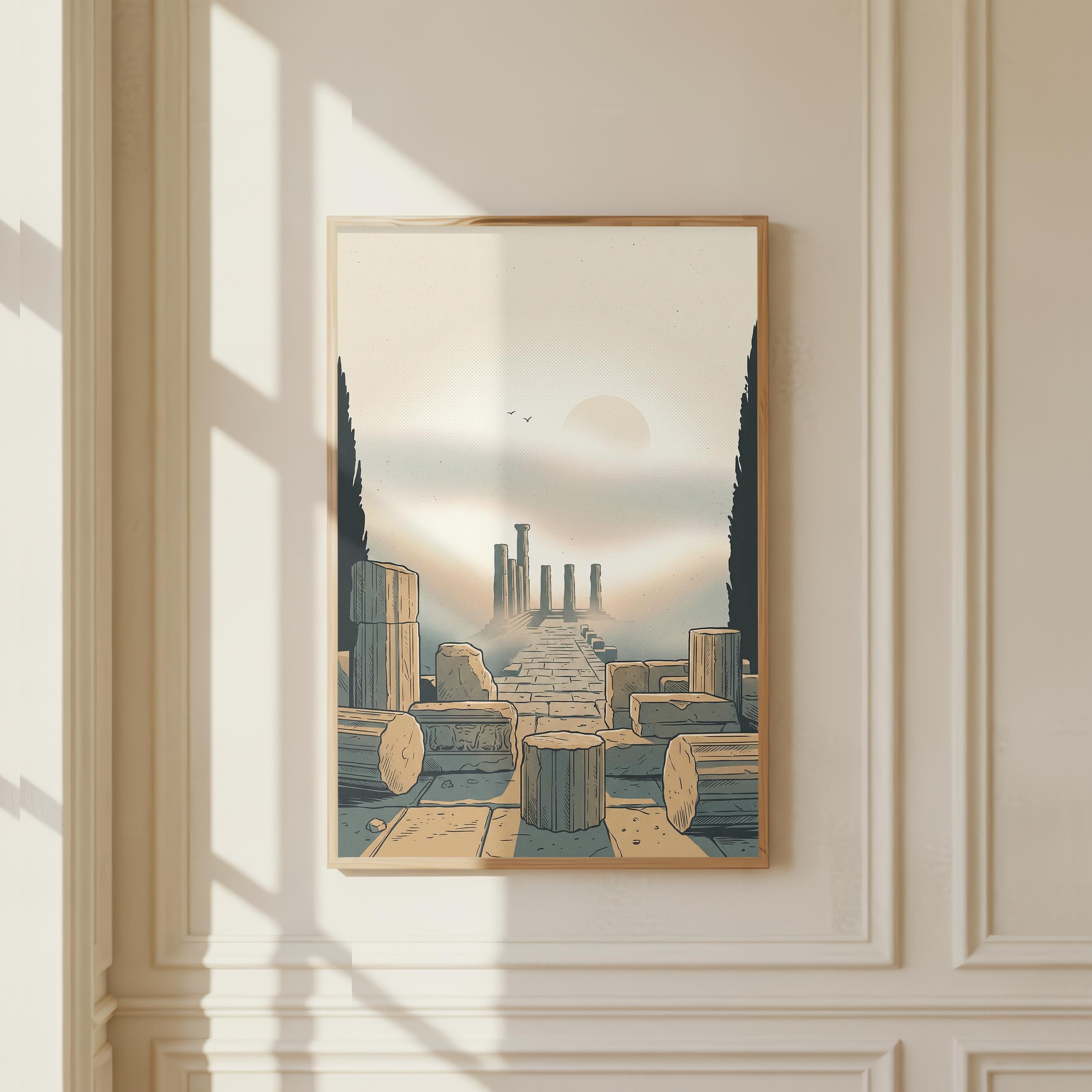 Oracle of Delphi Poster - Etsy
