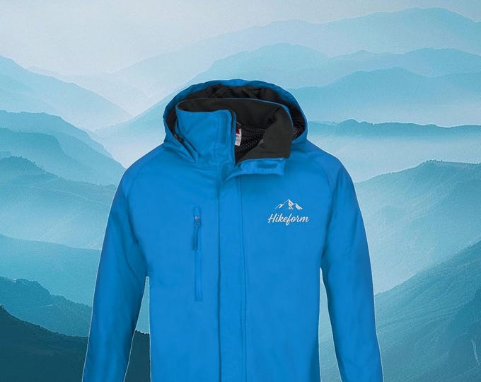 Hikeform Unisex Hydraplus2000 Outdoor Jacket – waterproof, breathable & packable hood