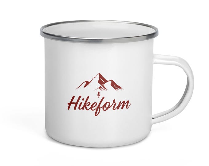 Hikeform enamel mug