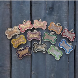 Dog ID Tag, Personalized Dog ID Tag, Pet ID Tag, Custom Dog id tag
